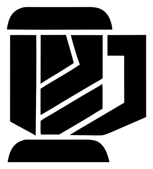 Faceted Beer Mug Badge