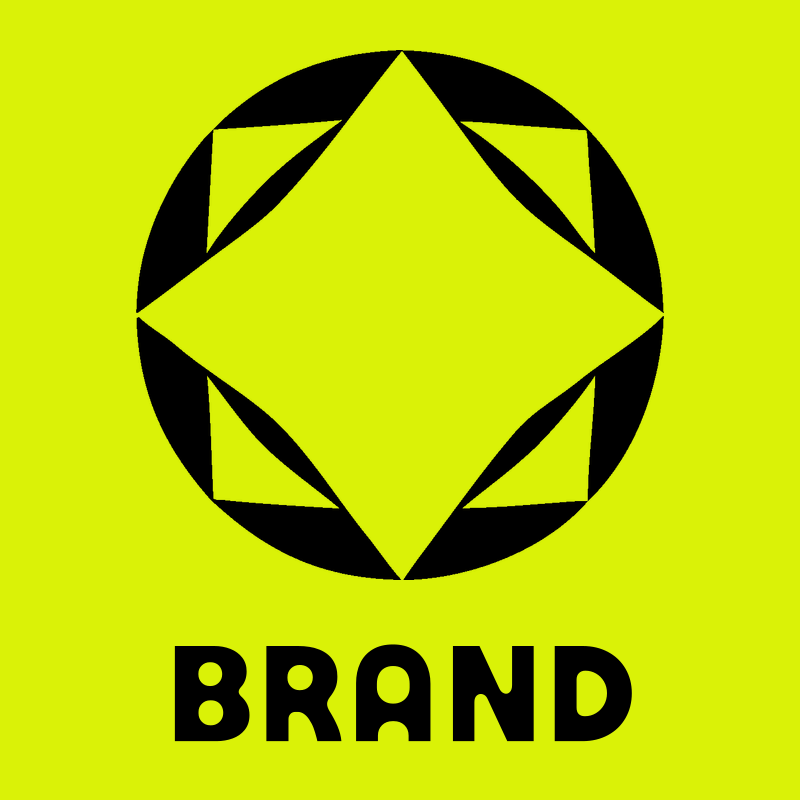 Faceted Diamond Circle Logo preview