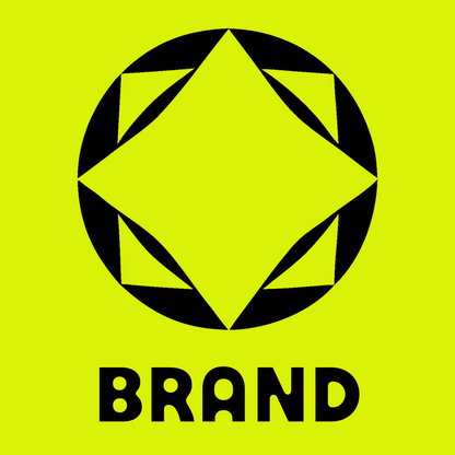Faceted Diamond Circle Logo preview