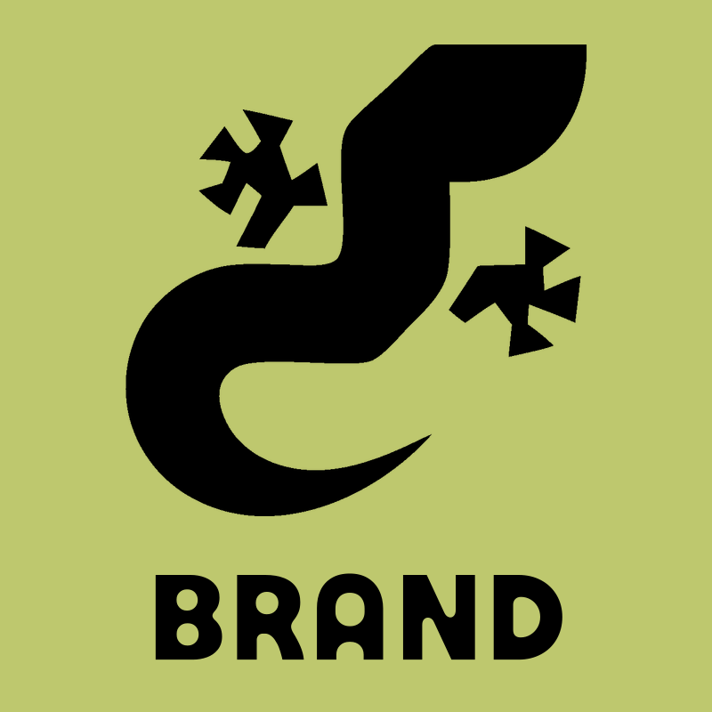 Flat Gecko Curl Logo preview