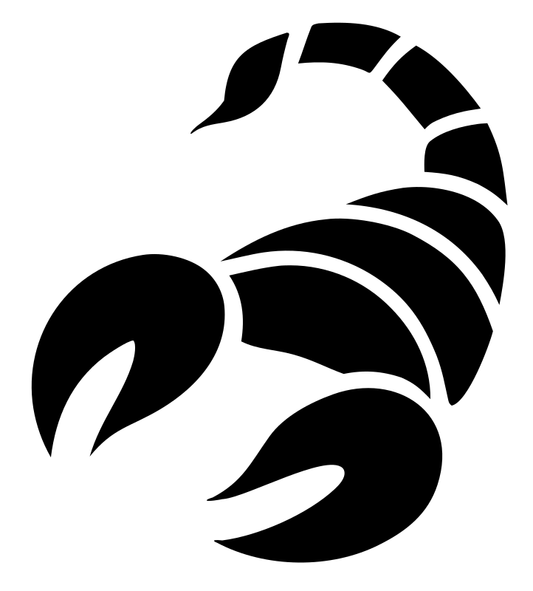 Flat Scorpion Strike Logo