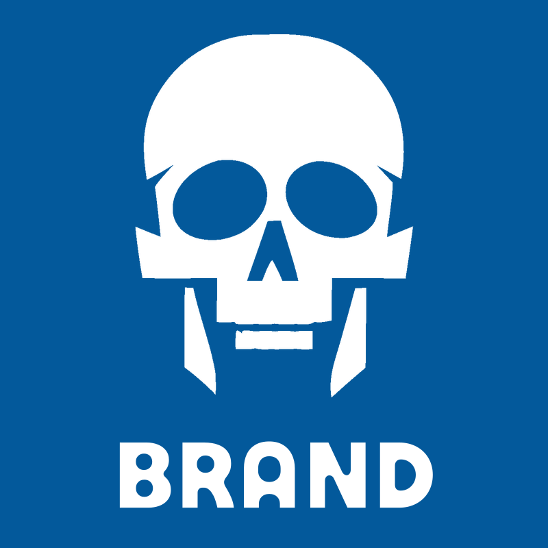 Flat Skull Silhouette Mark preview