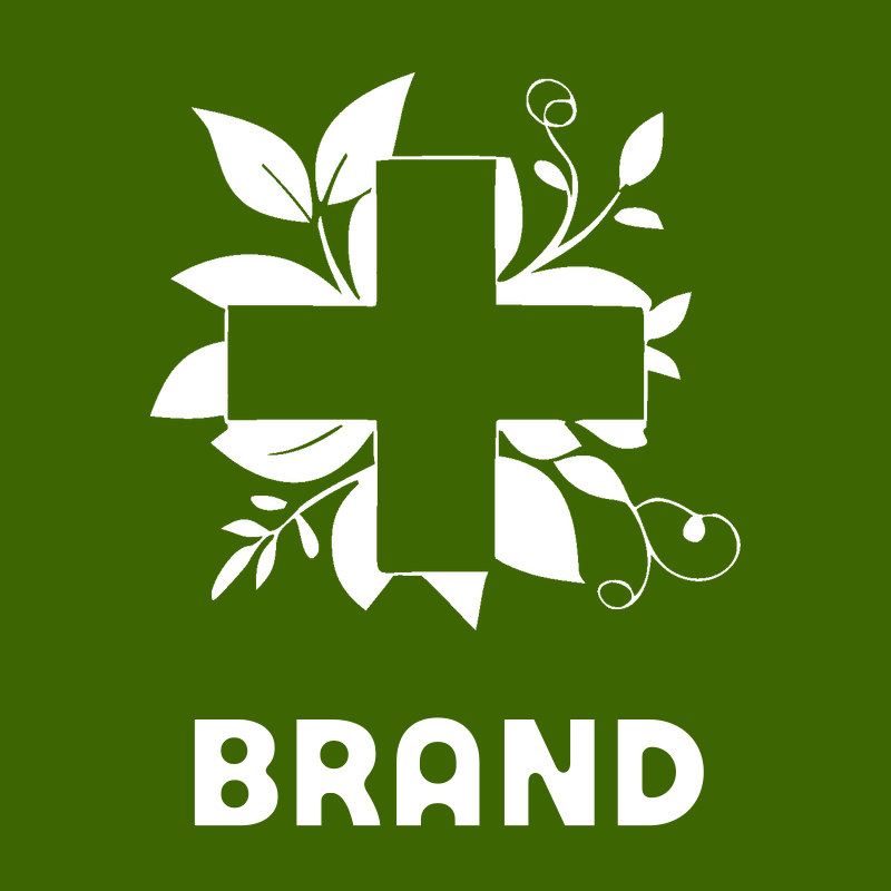 Floral Cross Bold Badge preview