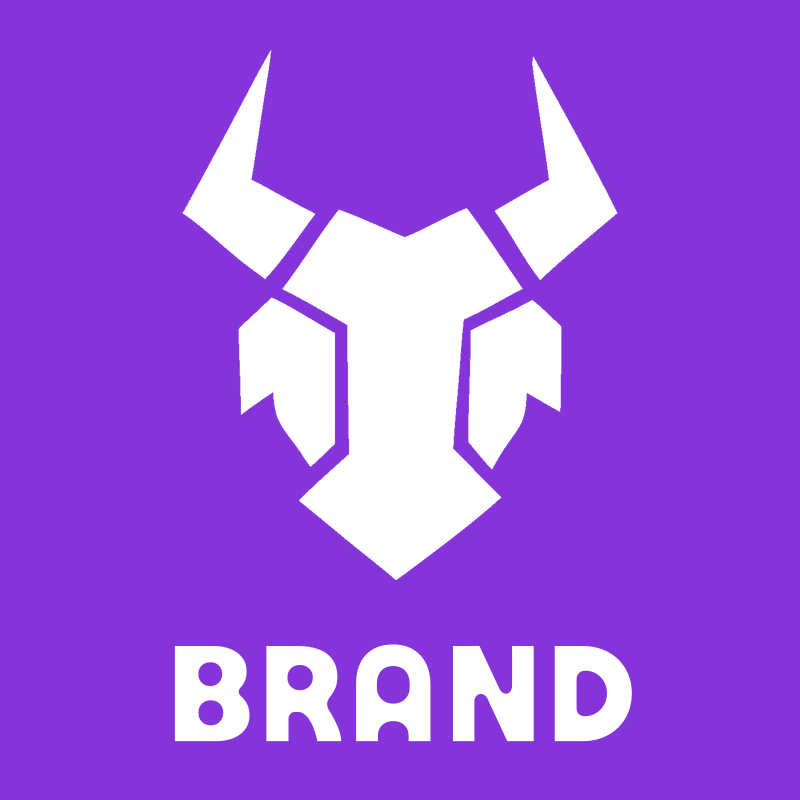 Fragmented Bull Head Logo preview