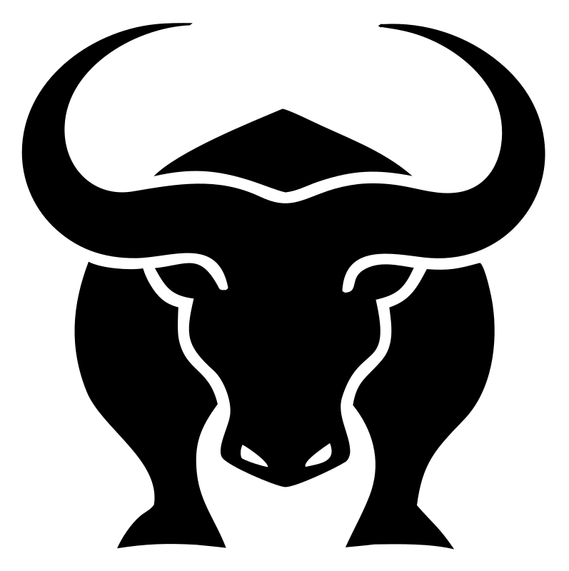 Frontal Bull Head Logo