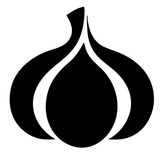 Garlic Silhouette Clove Mark