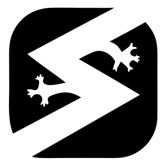 Gecko Lightning Bolt Badge