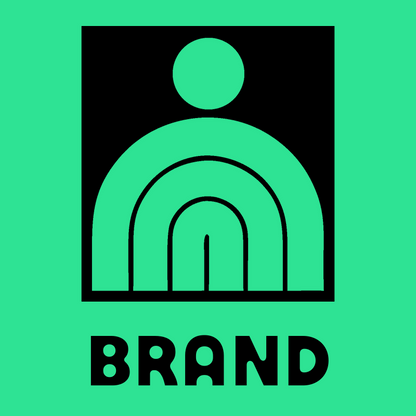 Geometric Arch Person Badge preview