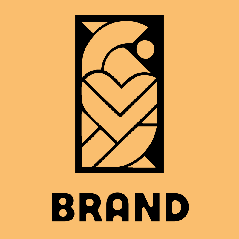 Geometric Beaver Full Body Logo preview
