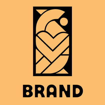 Geometric Beaver Full Body Logo preview