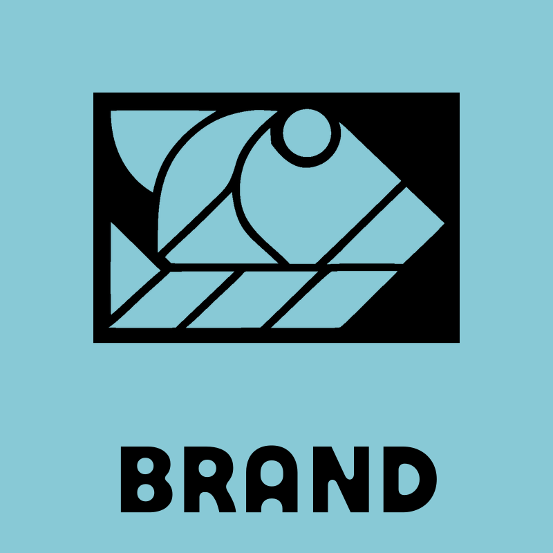 Geometric Beaver Segmented Badge preview