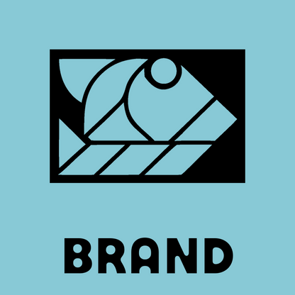 Geometric Beaver Segmented Badge preview