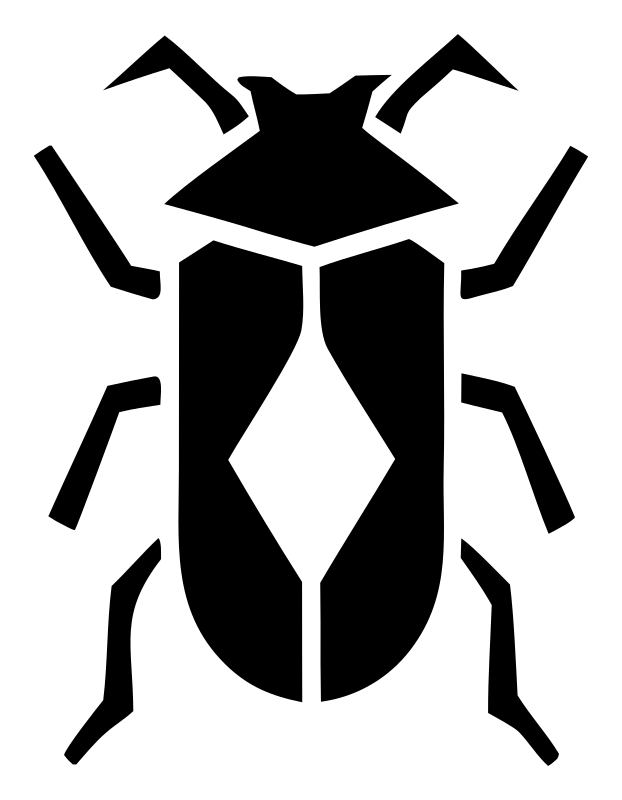Geometric Beetle Diamond Crest