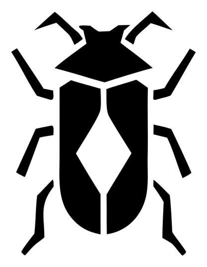 Geometric Beetle Diamond Crest
