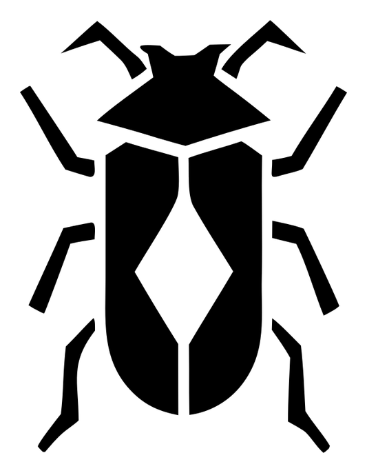 Geometric Beetle Diamond Crest
