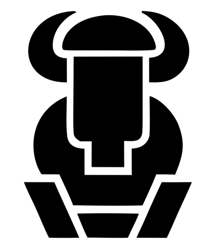 Geometric Bison Body Mark