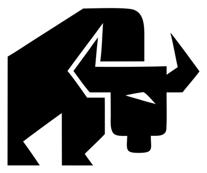 Geometric Bison Charging Mark