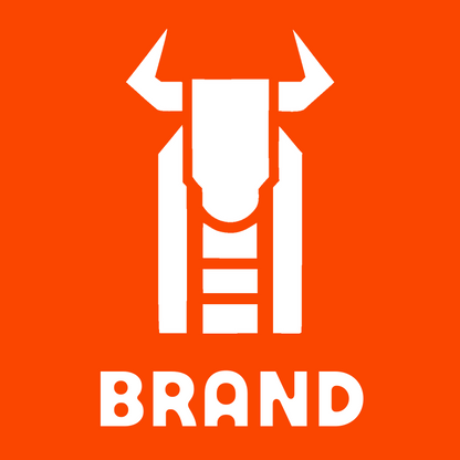 Geometric Bison Front-Face Logo preview