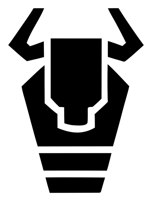 Geometric Bison Skull Mark