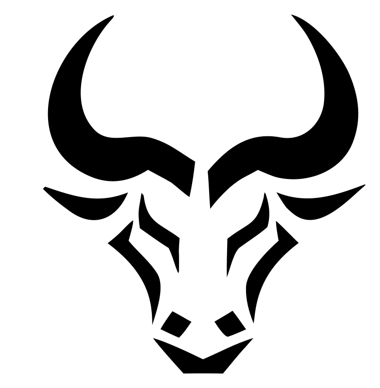 Geometric Bull Face Mark