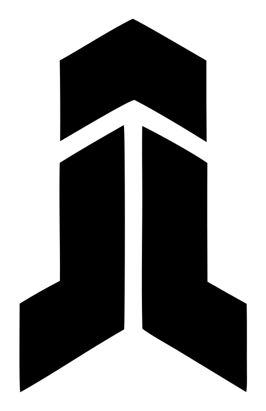 Geometric Chevron Pillar Mark