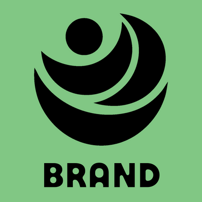 Geometric Circle Crescent Badge preview