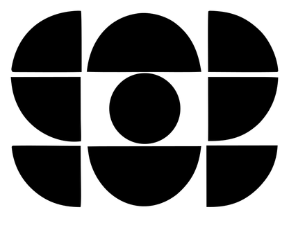 Geometric Circle Lens Emblem