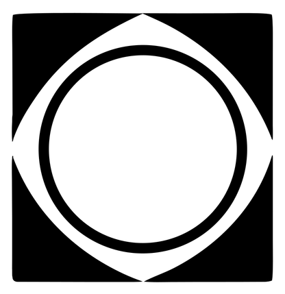 Geometric Circle Square Badge