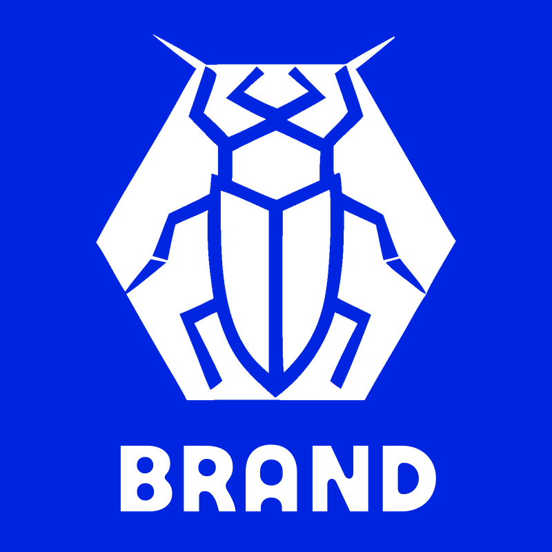 Geometric Cockroach Hexagon Badge preview