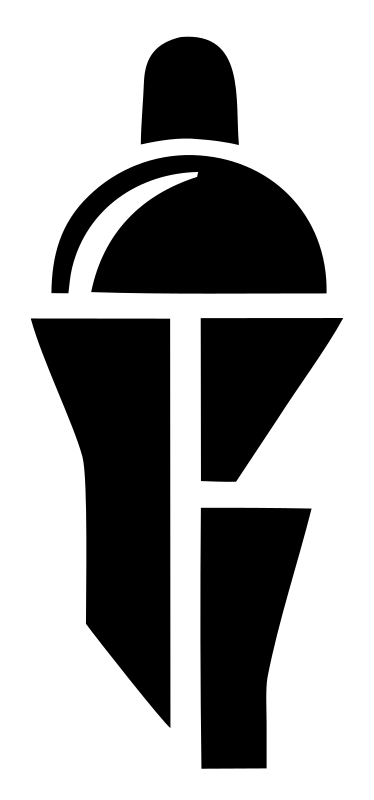 Geometric Cocktail Shaker Badge