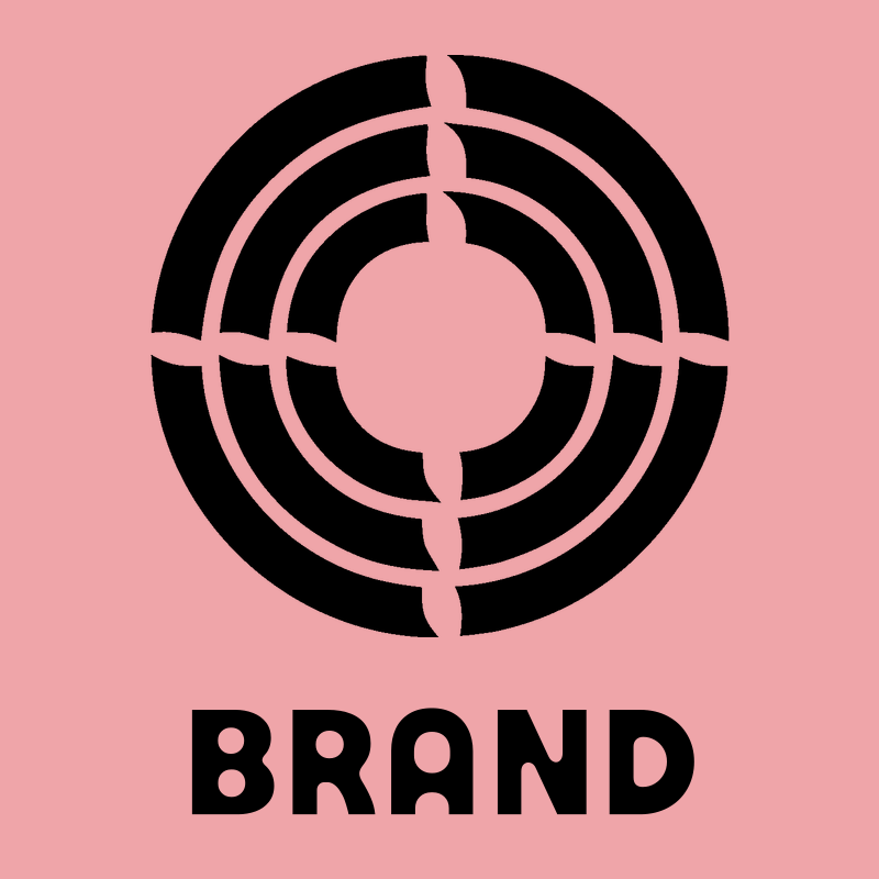 Geometric Crosshair Target Badge preview
