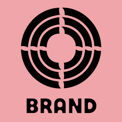 Geometric Crosshair Target Badge preview