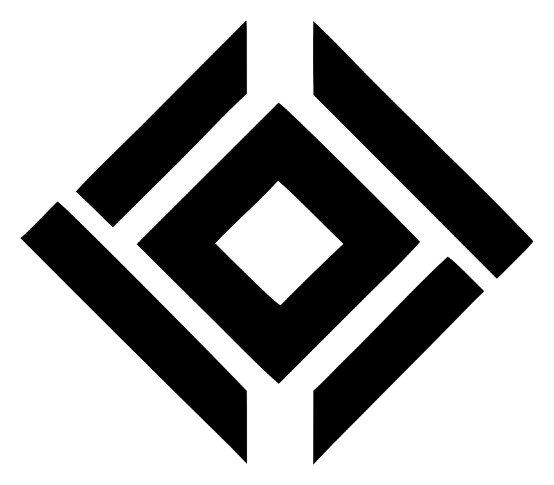 Geometric Diamond Nested Square Mark