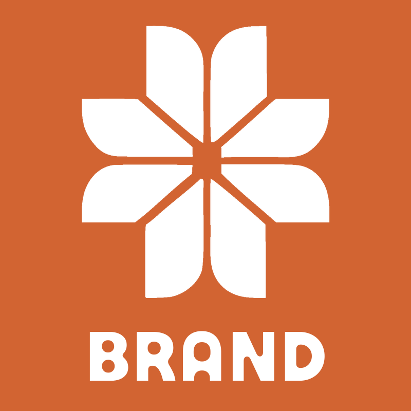 Geometric Eight Petal Flower Mark preview