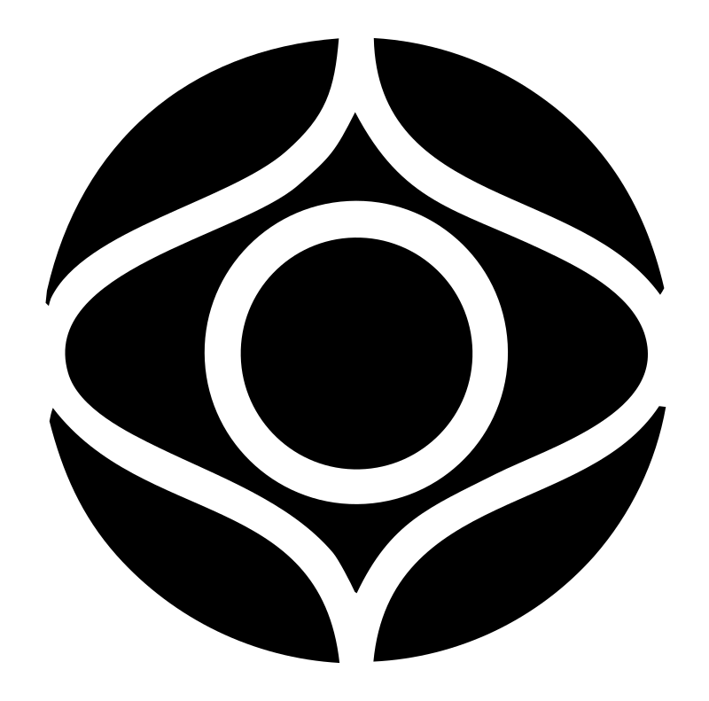 Geometric Eye Circle Badge