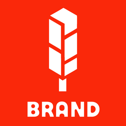 Geometric Feather Block Logo preview