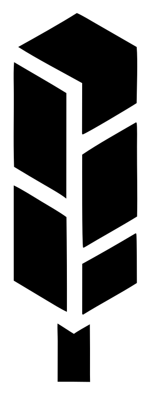 Geometric Feather Block Logo