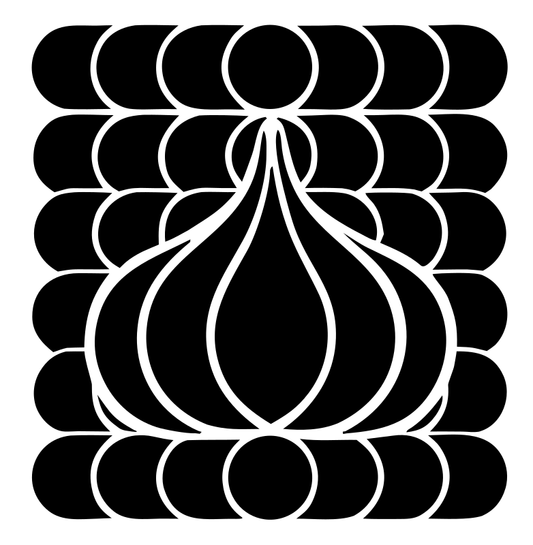 Geometric Garlic Grid Mark
