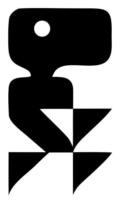 Geometric Gecko Totem Badge