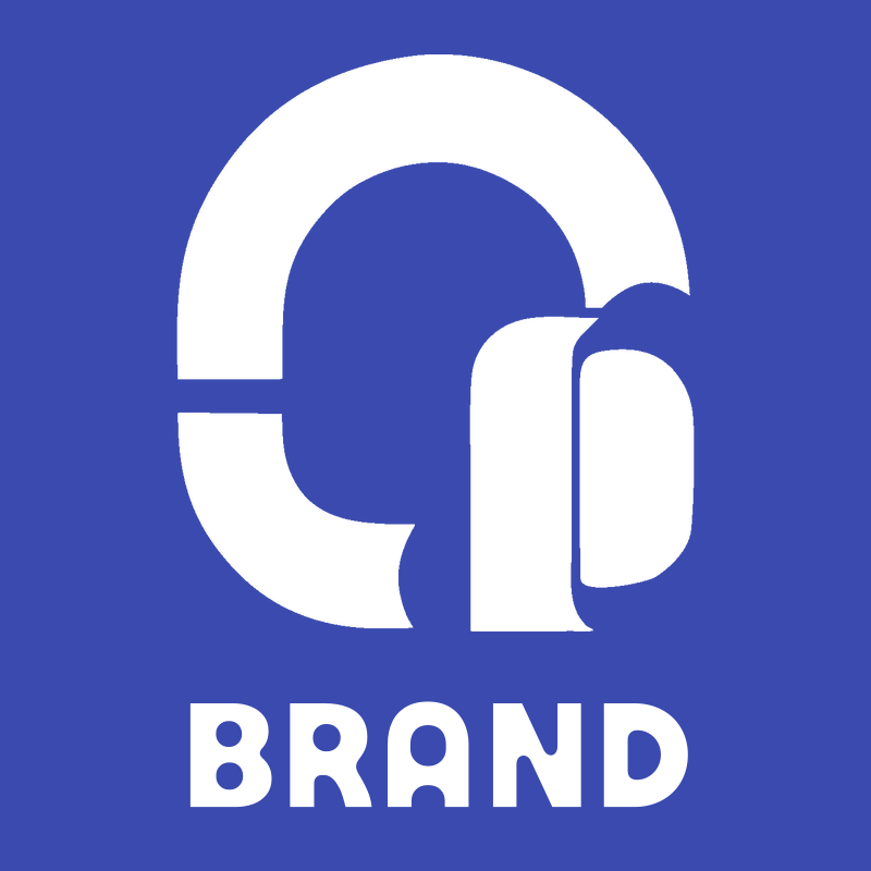 Geometric Headphones Letter Mark preview