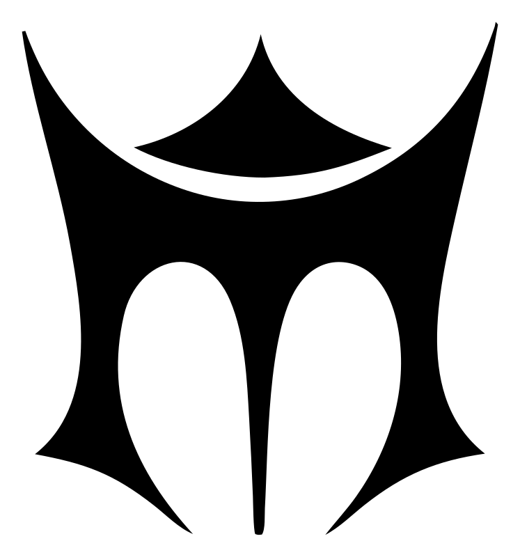 Geometric Helmet Visor Emblem
