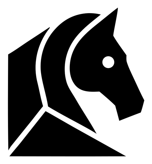 Geometric Horse Head Mark