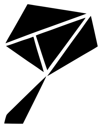 Geometric Kite Shape Mark