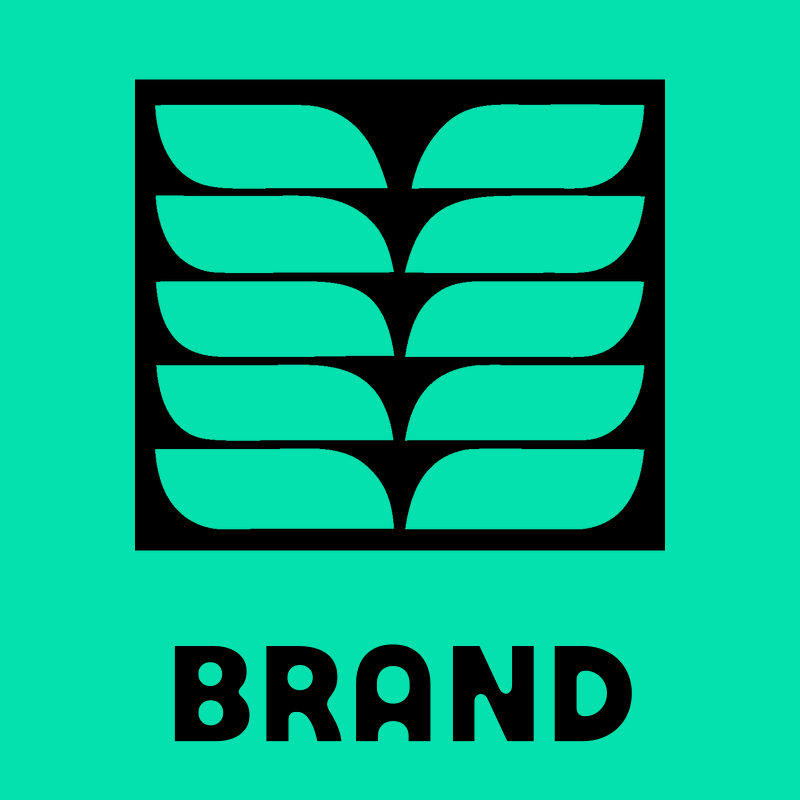 Geometric Leaf Spray Badge preview