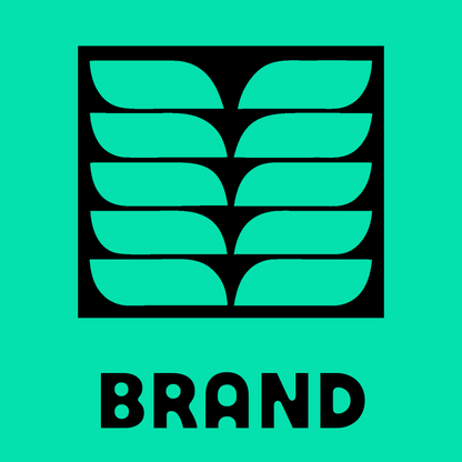 Geometric Leaf Spray Badge preview
