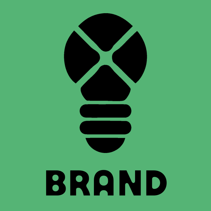 Geometric Light Bulb Segmented Icon preview