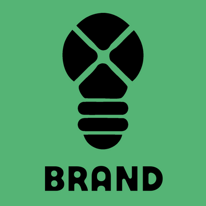 Geometric Light Bulb Segmented Icon preview