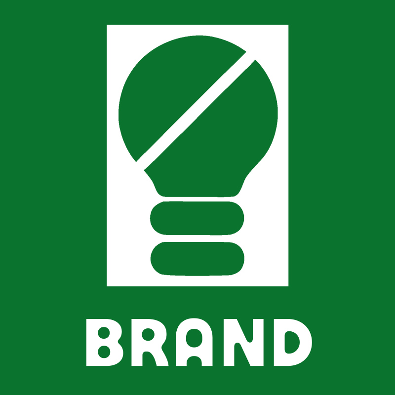 Geometric Light Bulb slash Mark preview