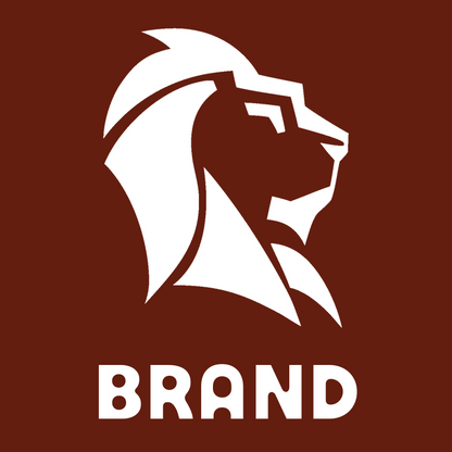 Geometric Lion Profile Badge preview