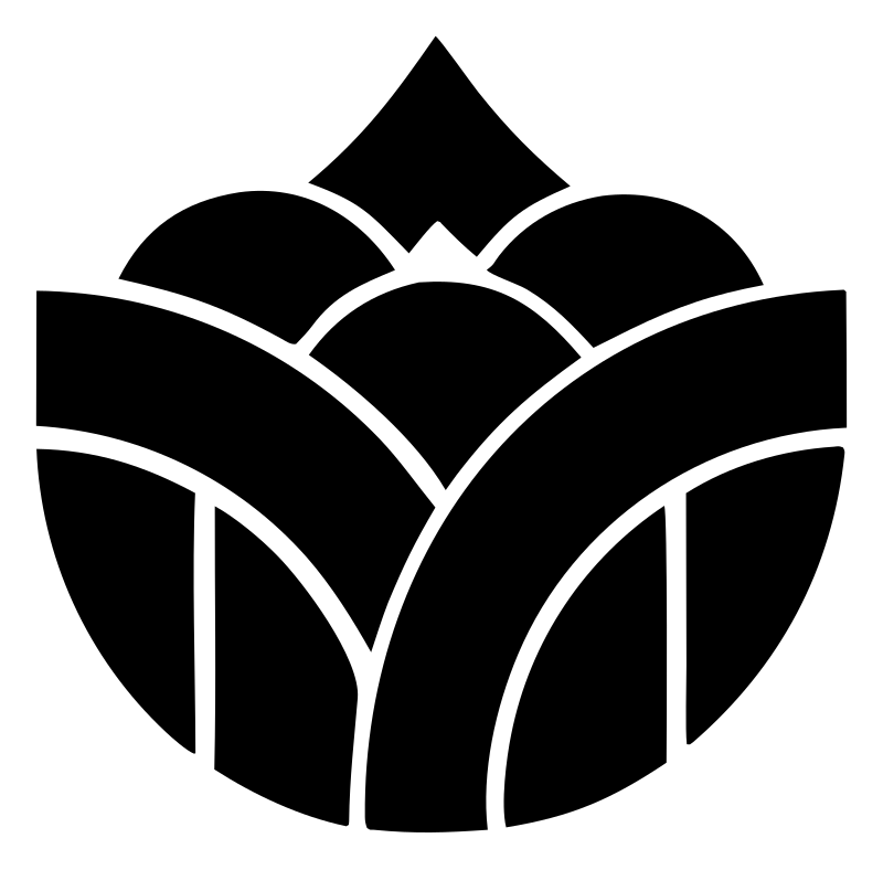 Geometric Lotus Crown Emblem